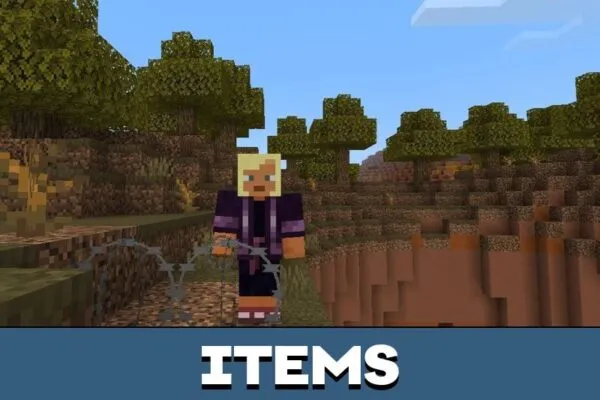 Items from Razor Wire Mod for Minecraft PE