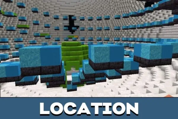 Location from Easy Sphere Parkour Map for Minecraft PE