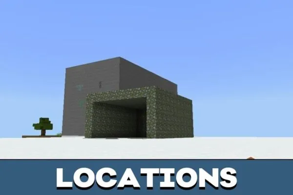 Locations from Cloud Survival Map for Minecraft PE