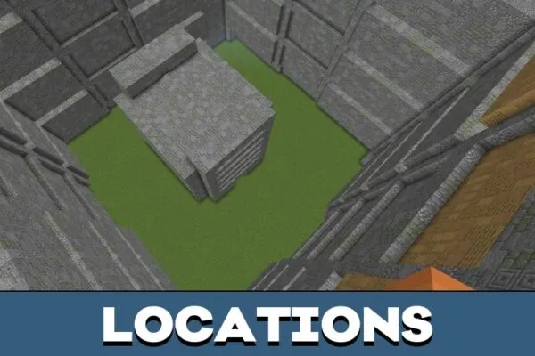 Locations from PVP Parkour Civilization Map for Minecraft PE