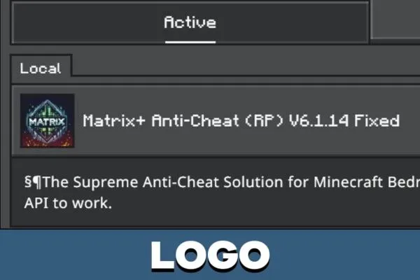 Logo from AntiCheat Mod for Minecraft PE