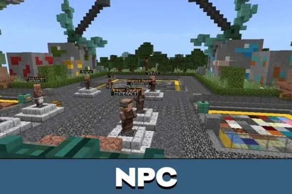 NPC from Pickaxe Mod for Minecraft PE