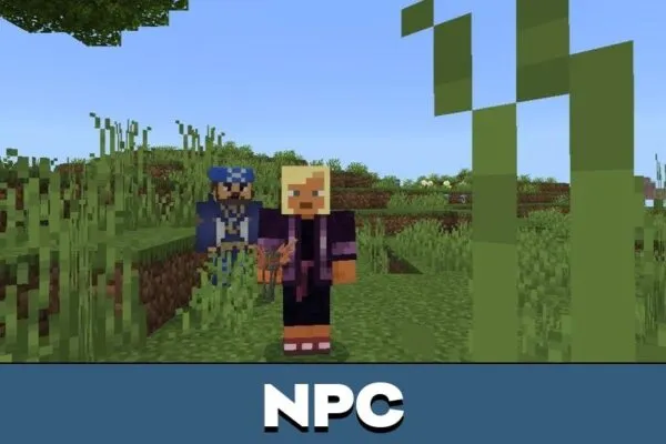 NPC from Pokebedrock Mod for Minecraft PE