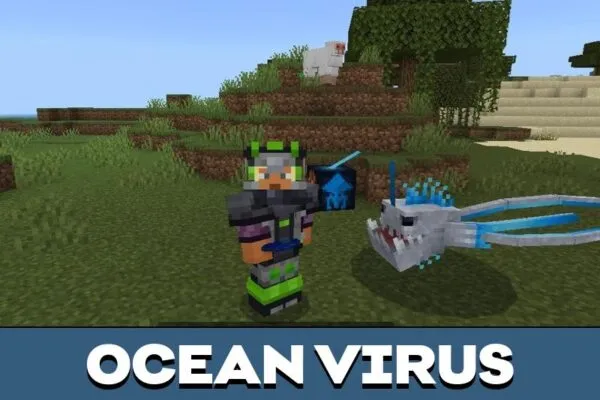 Ocean Virus from Hacker Mod for Minecraft PE