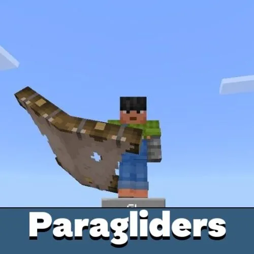 Paragliders Mod for Minecraft PE