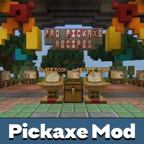 Pickaxe Mod for Minecraft PE