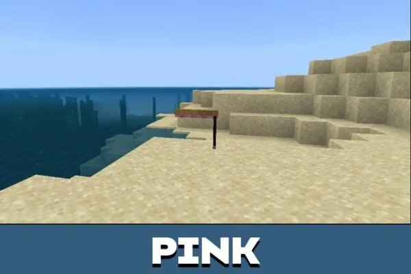 Pink Blinds Mod for Minecraft PE