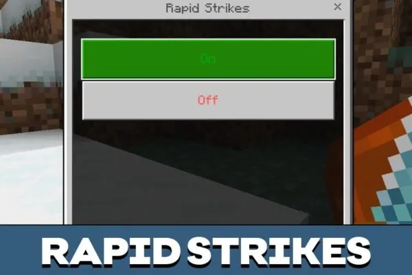 Rapid Strikes from Epic Kill Animations Mod for Minecraft PE