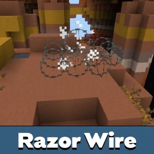 Razor Wire Mod for Minecraft PE