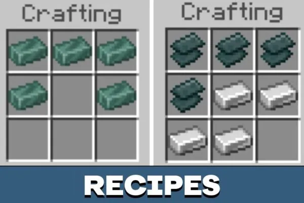 Recipes from Enderite Mod for Minecraft PE