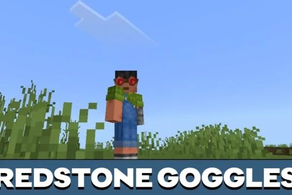 Redstone Googles from Ore Finder Mod for Minecraft PE