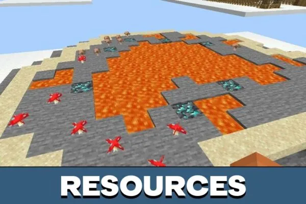 Resources from Cloud Survival Map for Minecraft PE