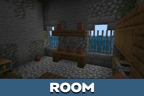 Room from Dungeon Riders Mod for Minecraft PE