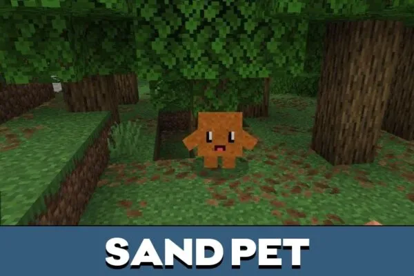 Sand Block Pets Mod for Minecraft PE