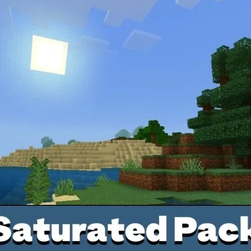 Saturated Texture Pack for Minecraft PE