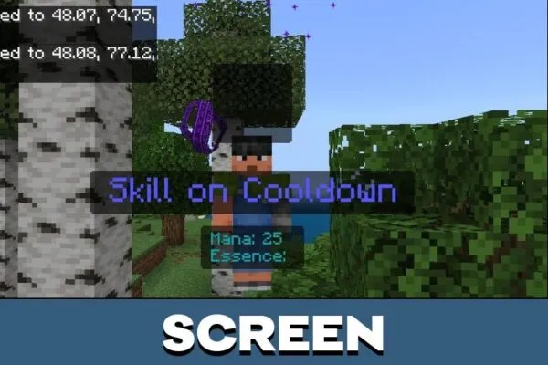 Effects from End Magic Mod for Minecraft PE