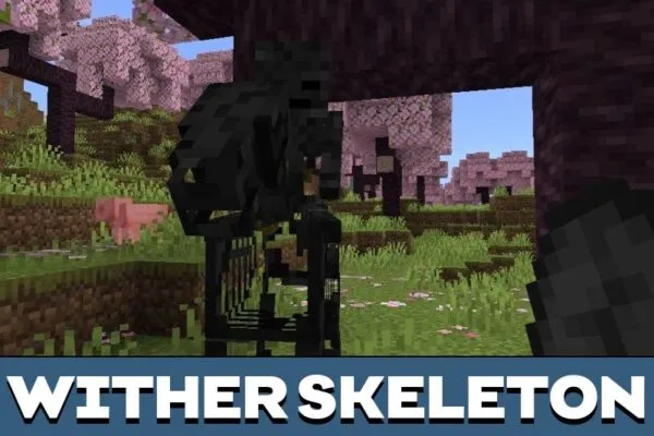 Skeleton from Undead Horses Mod for Minecraft PE