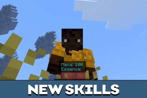 Skills from Frost Magic Mod for Minecraft PE
