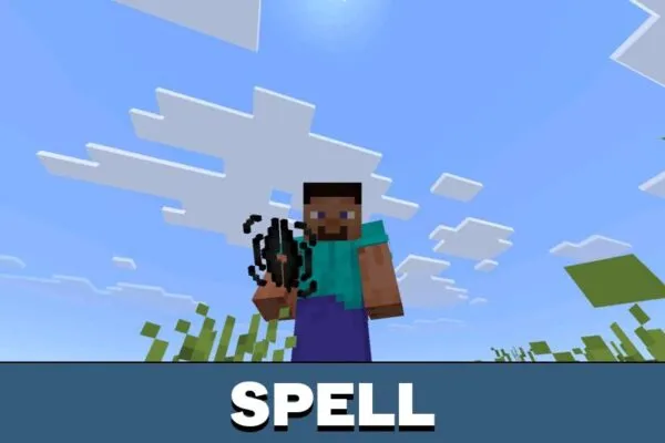 Spell from Magical Warfare Mod for Minecraft PE