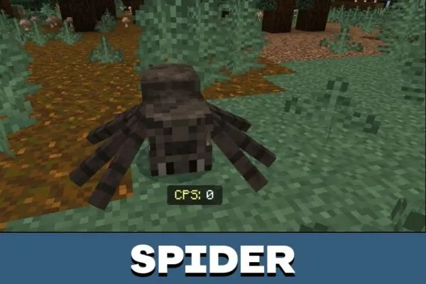 Spider from Click Speed Bot Mod for Minecraft PE