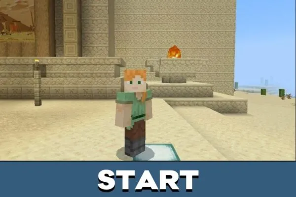 Start from Egypt Map for Minecraft PE