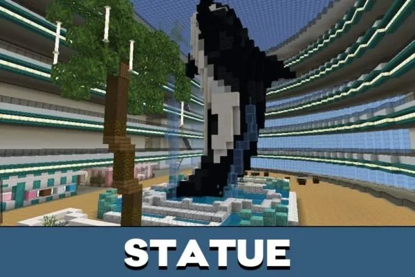 Statue from Cruise Liner Map for Minecraft PE