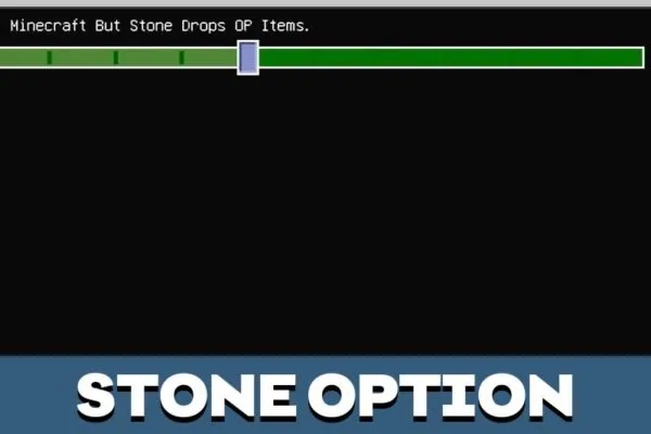 Stone Option from But Mod for Minecraft PE