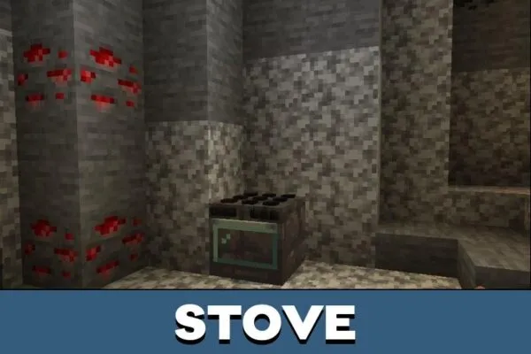 Stove from Cave Furniture Mod for Minecraft PE