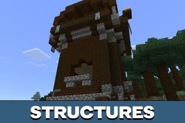 Structures from Pillage Mod for Minecraft PE