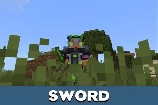 Sword from Hacker Mod for Minecraft PE