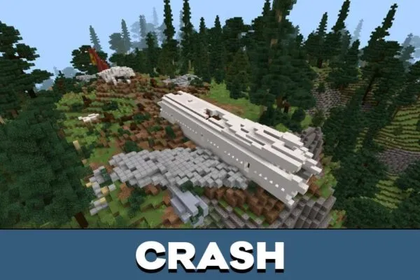 Location from Plane Crash Survival Map for Minecraft PE