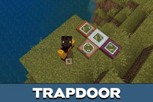 Trapdoor from Fragiles Texture Pack for Minecraft PE