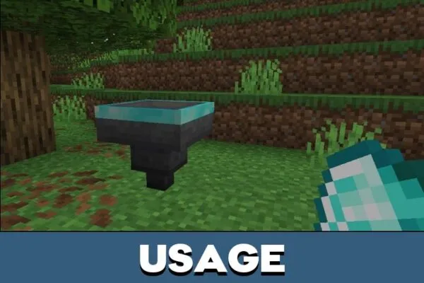 Usage from Fast Hoppers Mod for Minecraft PE