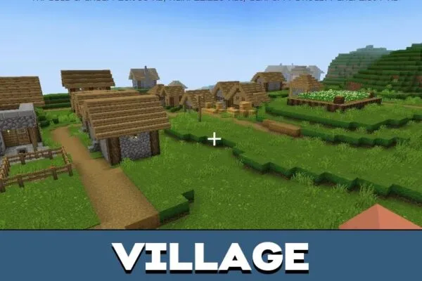 Village from Nebux Xtreme Texture Pack for Minecraft PE