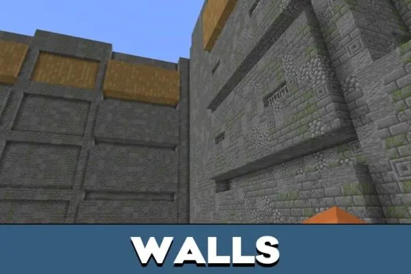 Walls from PVP Parkour Civilization Map for Minecraft PE