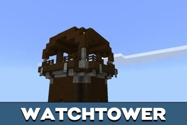 Watchtower from Pillage Mod for Minecraft PE
