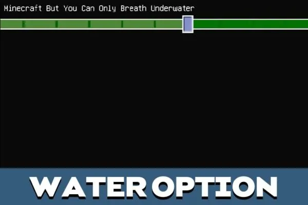 Water Option from But Mod for Minecraft PE