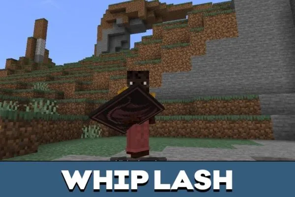 Whip Lash from Horror Weapons Mod for Minecraft PE