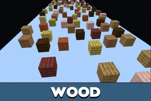 Wood from Void Lines Parkour Map for Minecraft PE