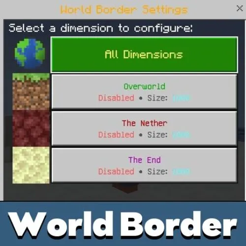 World Border Mod for Minecraft PE