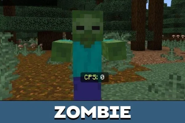 Zombie from Click Speed Bot Mod for Minecraft PE
