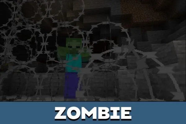 Zombie from Razor Wire Mod for Minecraft PE