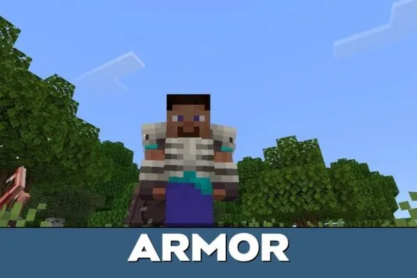 Armor from Stitched Monsters Mod for Minecraft PE