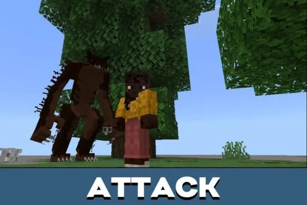 Attack from Howler Mod for Minecraft PE