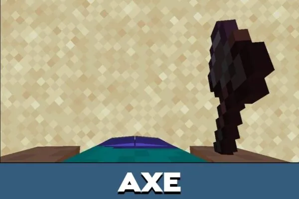 Axe from First Person View Texture Pack for Minecraft PE