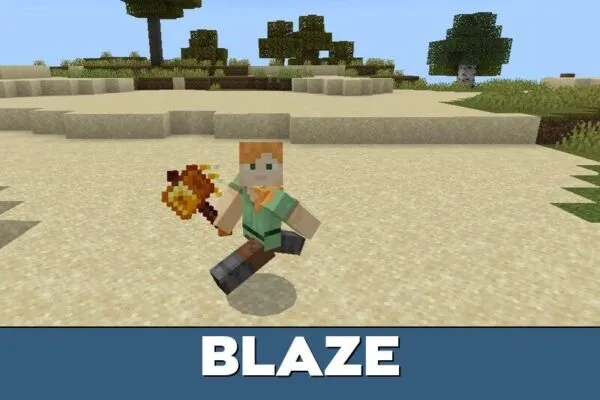 Blaze from Mace Mod for Minecraft PE