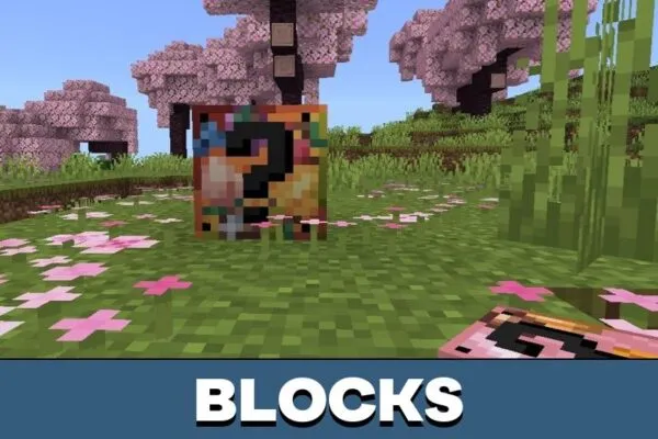 Blocks from Lucky Foods Mod for Minecraft PE
