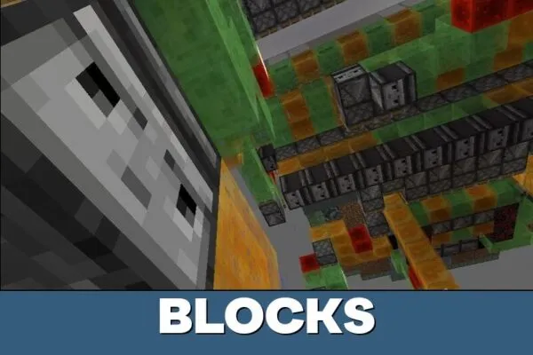 Blocks from Walking House Map for Minecraft PE