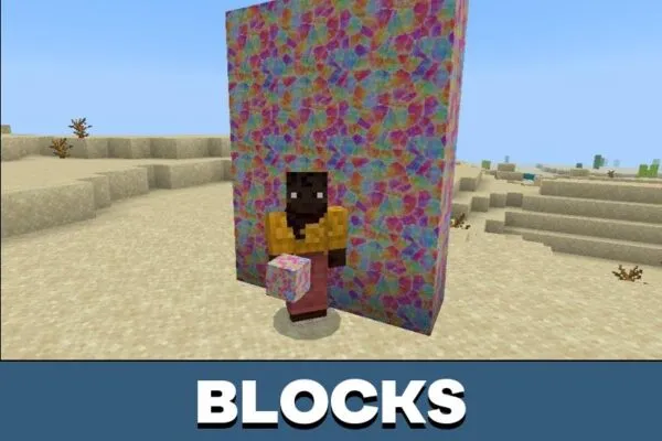 Blocks from Wallpaper Mod for Minecraft PE