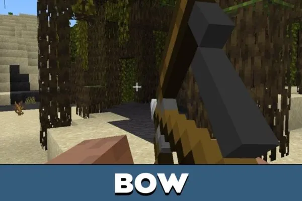 Bow from First Person View Texture Pack for Minecraft PE